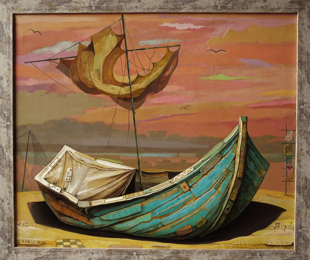 boat on the land
