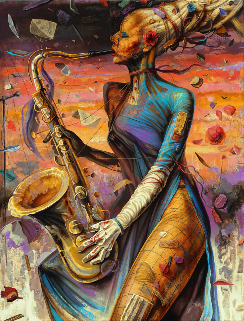 Sound of saxophone